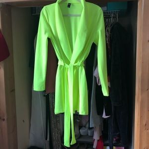 Windsor Belted Neon jacket